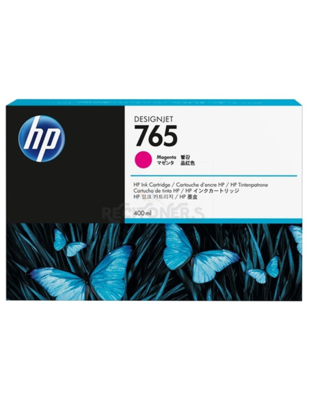 Cartucho de tinta F9J51A HP - HP Cartucho de tinta magenta 400 ml F9J51A (765)