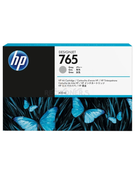 Cartucho de tinta F9J53A HP - HP Cartucho de tinta gris 400 ml F9J53A (765)
