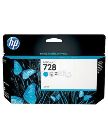 Consumible Gran Formato F9J67A HP - HP DesignJet T730 Cartucho Cian Nº728