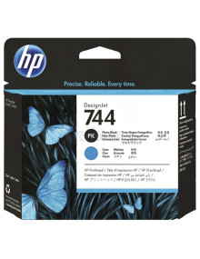 Cartucho de tinta F9J86A HP - HP DesignJet 744 Cabezal de impresion Negro Foto y Cyan