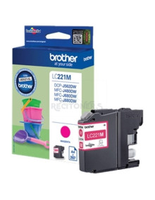 Cartucho de tinta LC221MBP BROTHER - BROTHER Cartucho tinta Magenta MFCJ4420DW/MFCJ4620DW
