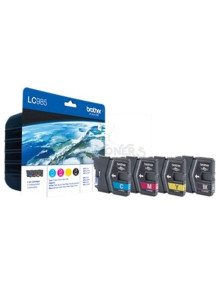 Cartucho de tinta LC985VALBP BROTHER - BROTHER CARTUCHO NEGRO/TRICOLOR LC985BK/C/M/Y 300 PAG. NEGRO/260 PAG. PACK 4