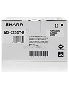 Toner MX-C30GTB SHARP - SHARP TONER NEGRO MXC- 250 F, 300P, 300W,301W, 300 SERIES