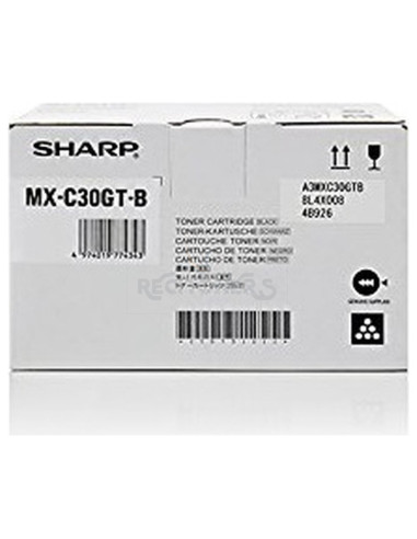 Toner MX-C30GTB SHARP - SHARP TONER NEGRO MXC- 250 F, 300P, 300W,301W, 300 SERIES