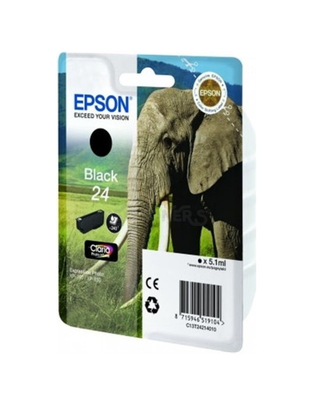 Cartucho de tinta C13T24214012 EPSON - Epson Claria Photo HD Ink Cartucho Negro 24 Expression Photo XP-950
