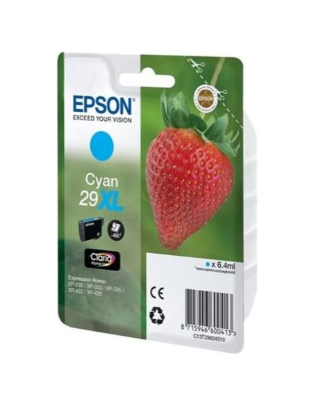 Cartucho de tinta C13T29924012 EPSON - EPSON Expression Home XP-235 Cartucho Cyan 29XL