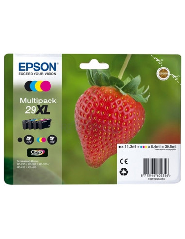 Cartucho de tinta C13T29964012 EPSON - EPSON Expression Home XP-235/352 Cartucho Multipack 4 colores 29XL