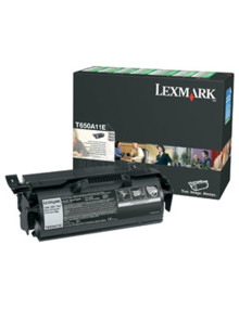 Toner T650A11E LEXMARK - LEXMARK TONER NEGRO 7.000 PAG. RETORNABLE T/650/652/654