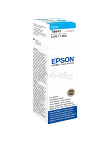 Cartucho de tinta C13T664240 EPSON - Epson EcoTank L355/L555/ET-2500/2250/4500/4550 Bote Cyan 6.500 Paginas