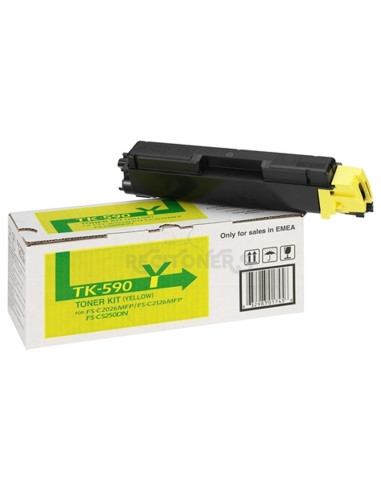 OFERTA Toner 1T02KVANL0 KYOCERA - KYOCERA-MITA TONER AMARILLO TK590Y 5.000 PAG. FS-/C2026/2126/5250DN