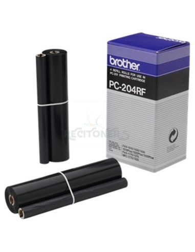 Toner PC204RF BROTHER - BROTHER CINTA TRANSFERENCIA TÁRMICA 420 PAG. PACK 4 FAX/1020/1020+/1020E/1030E