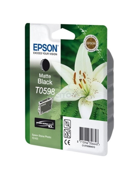 Cartucho de tinta C13T05984010 EPSON - EPSON CARTUCHO NEGRO MATE STYLUS PHOTO R/2400