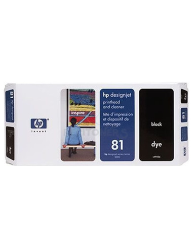 Cartucho de tinta C4950A HP - HP KIT CABEZAL GF NEGRO Nº81 DESINGJET/5000/5000PS/5500