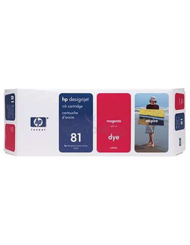 Cartucho de tinta C4932A HP - HP CARTUCHO GF MAGENTA Nº81 680ML DESINGJET/5000/5000PS/5500/5500PS