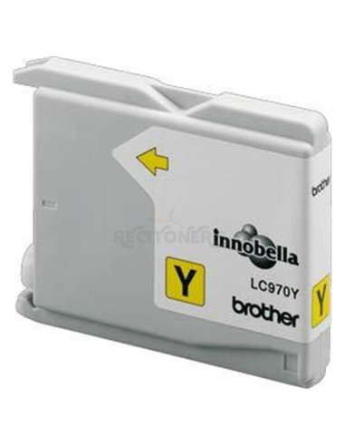 Cartucho de tinta LC970Y BROTHER - BROTHER CARTUCHO AMARILLO 300 PAG. PACK 1 DCP/135/150C MFC/235C/260C