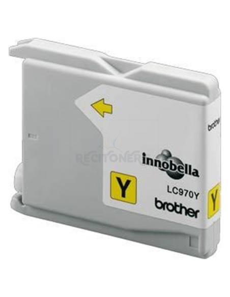 Cartucho de tinta LC970Y BROTHER - BROTHER CARTUCHO AMARILLO 300 PAG. PACK 1 DCP/135/150C MFC/235C/260C