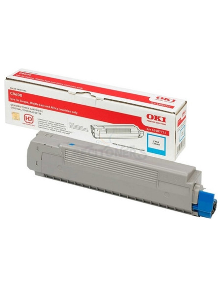 Toner 43487711 OKI - OKI TONER C8600 / C8800 - 6.000 PAG. CYAN