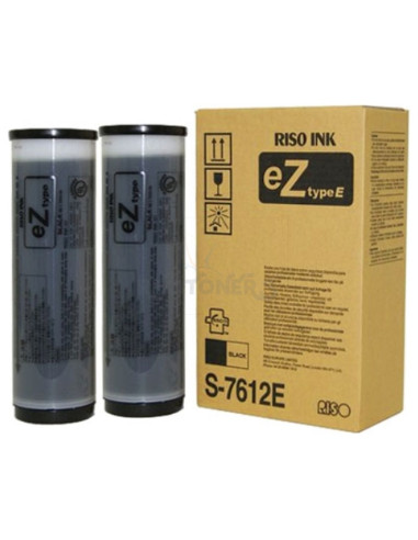 Cartucho de tinta S7612E RISO - RISO TINTA MULTICOPISTA NEGRO PACK 2/EZ
