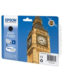 Cartucho de tinta C13T70314010 EPSON - EPSON CARTUCHO NEGRO L 1.200 PAG. WORKFORCE PRO WP-/4000/4500/4545DTWF/4525DNF/4015DN