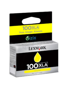 OFERTA Cartucho de tinta 14N1095 LEXMARK - LEXMARK CARTUCHO INYECCION TINTA AMARILLO Nº100 XLA VIZIX