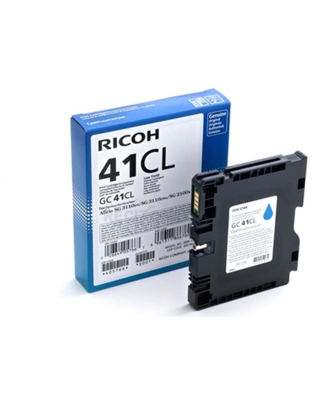 Cartucho de tinta 405766 RICOH - RICOH CARTUCHO CIAN GC-41CL 600 PÁGINAS SG/2100N/3110DN/3110DNW