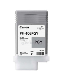 Cartucho de tinta 6631B001 CANON - CANON CARTUCHO FOTO GRIS PFI106FG IPF6300/6350/6400/6450 130ml