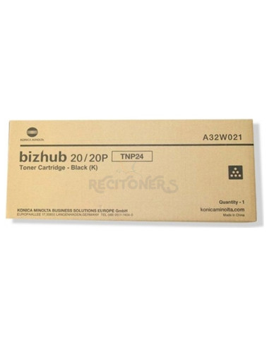 Toner A32W021 KONICA MINOLTA - KONIKA MINOLTA TONER NEGRO A32W021 BIZHUB 20/20P 8.000 PAGINAS