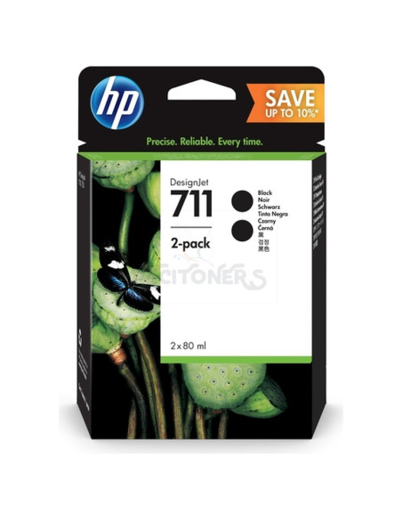 Cartucho de tinta P2V31A HP - HP Multipack 2 cartuchos de tinta CZ133A 80 ml P2V31A (711)