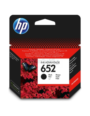 Cartucho de tinta F6V25AE HP - HP CARTUCHO ADVANTAGE NEGRO Nº 652