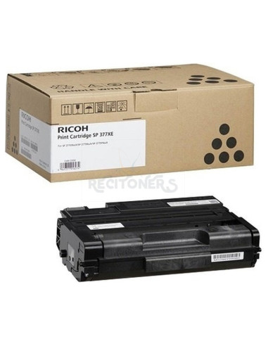 Toner 408162 RICOH - RICOH TONER SP 377XE NEGRO 6.400P. 408162