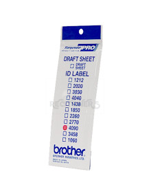 Papeleria ID4090 BROTHER - BROTHER Etiquetas identificadoras 40X90 - bolsa de 12 hojas