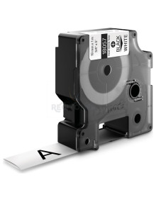 Papeleria 18057 DYMO - DYMO TUBO TERMORRETRACTIL CINTA ID1-19 - NEGRO SOBRE BLANCO - 19MMX1´5M - ROTULADORA RHINO