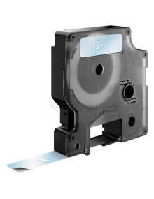 Transfer Belt S0720600 DYMO - DYMO CINTA DE TRANSFERENCIA TERMICA D1 - BLANCO SOBRE TRANSPARENTE - 12MMX7M - POLIESTER