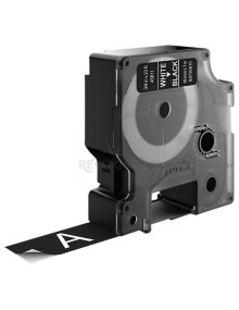 Transfer Belt S0720910 DYMO - DYMO CINTA DE TRANSFERENCIA TÉRMICA D1 - BLANCO SOBRE NEGRO - 19MMX7M - POLIESTER - ROTULADORA