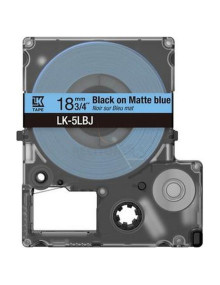 Cartucho de tinta C53S672080 EPSON - EPSON Cartucho de etiquetas Matte Tape Blue/Black 12mm(8m) LK-4LBJ