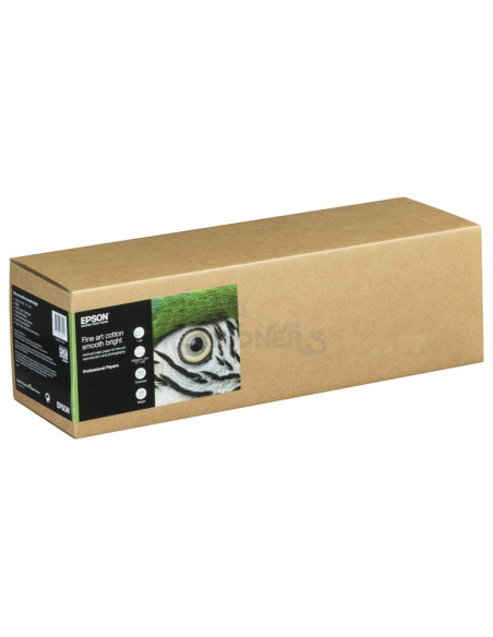 Papeleria C13S450270 EPSON - EPSON papel Fine Art Cotton Smooth Bright 17” ” x 15m”