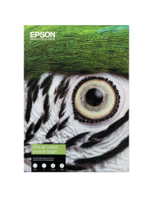 Papeleria C13S450274 EPSON - EPSON papel Fine Art Cotton Smooth Bright 300 g/m2 - A4