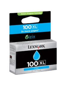 Cartucho de tinta 14N1069E LEXMARK - LEXMARK S/305/405/505/605 PRO/205/705/805/905 Cartucho de tinta Cian Retornable nº100XL