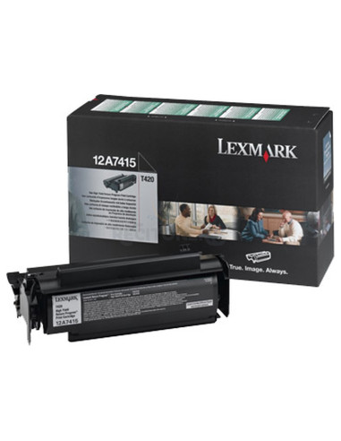 Toner 12A7415 LEXMARK - LEXMARK Toner T-420 Prebate, Unidad de Impresion Allto Rendimiento