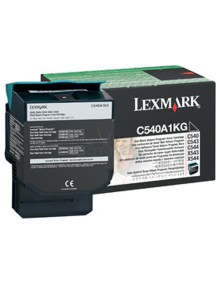 Toner C540A1KG LEXMARK - LEXMARK C540/543/544 Toner Negro Retornable 1k