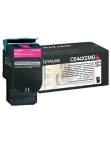 Cartucho de tinta C544X2MG LEXMARK - Lexmark C544/546, X544/546 Cartucho toner magenta Extra Alto Rendimiento (4K)