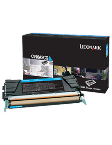 Toner C746A2CG LEXMARK - Lexmark C746, C748 Cartucho de toner cian