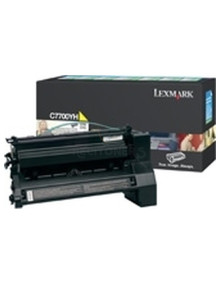OFERTA Cartucho de tinta C7700YH LEXMARK - LEXMARK C-770/772 Cartucho Amarillo Alto Rendimiento Retornable