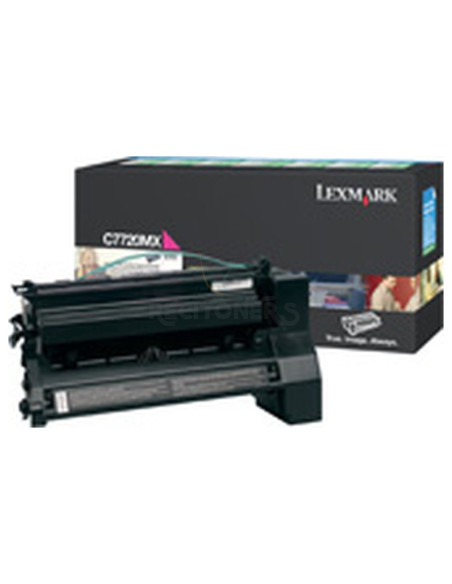 Cartucho de tinta C7720MX LEXMARK - LEXMARK C-770/772 Cartucho Magenta Extra Alto Rendimiento Retornable