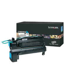 Cartucho de tinta C792X2CG LEXMARK - Lexmark C792 Cartucho de impresion cian Extra Alto Rendimiento (20K)