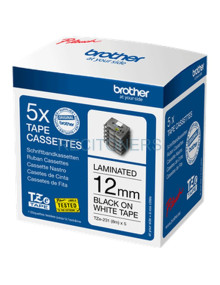 BROTHER Pack multiple de cintas de etiquetado TZe231M5