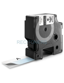 Papeleria 1734821 DYMO - DYMO CINTA DE ETIQUETAS INDUSTRIAL ADHESIVA ID1-24 - NEGRO SOBRE BLANCO - 24MMX5´5M - LAMINADO - ROTULA