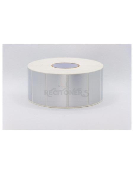 Papeleria LXP1M030050127IS BROTHER - BROTHER ETIQUETAS DE TRANSFERENCIA TÉRMICA POLIESTER COLOR PLATA MATE 50X30MM (2.270