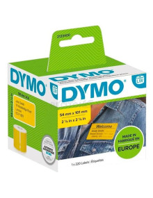Papeleria 2133400 DYMO - DYMO ETIQUETAS DE TRANSFERENCIA TERMICA AMARILLO - 54X101MM (AXL) - ETIQUETAS GRANDES DE