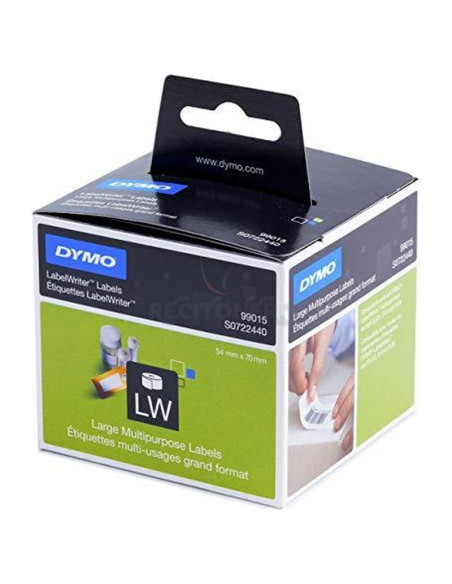 Papeleria S0722440 DYMO - DYMO PACK DE ETIQUETAS DE DISCO BLANCO - 54X70MM - ROLLO 320 PIEZAS